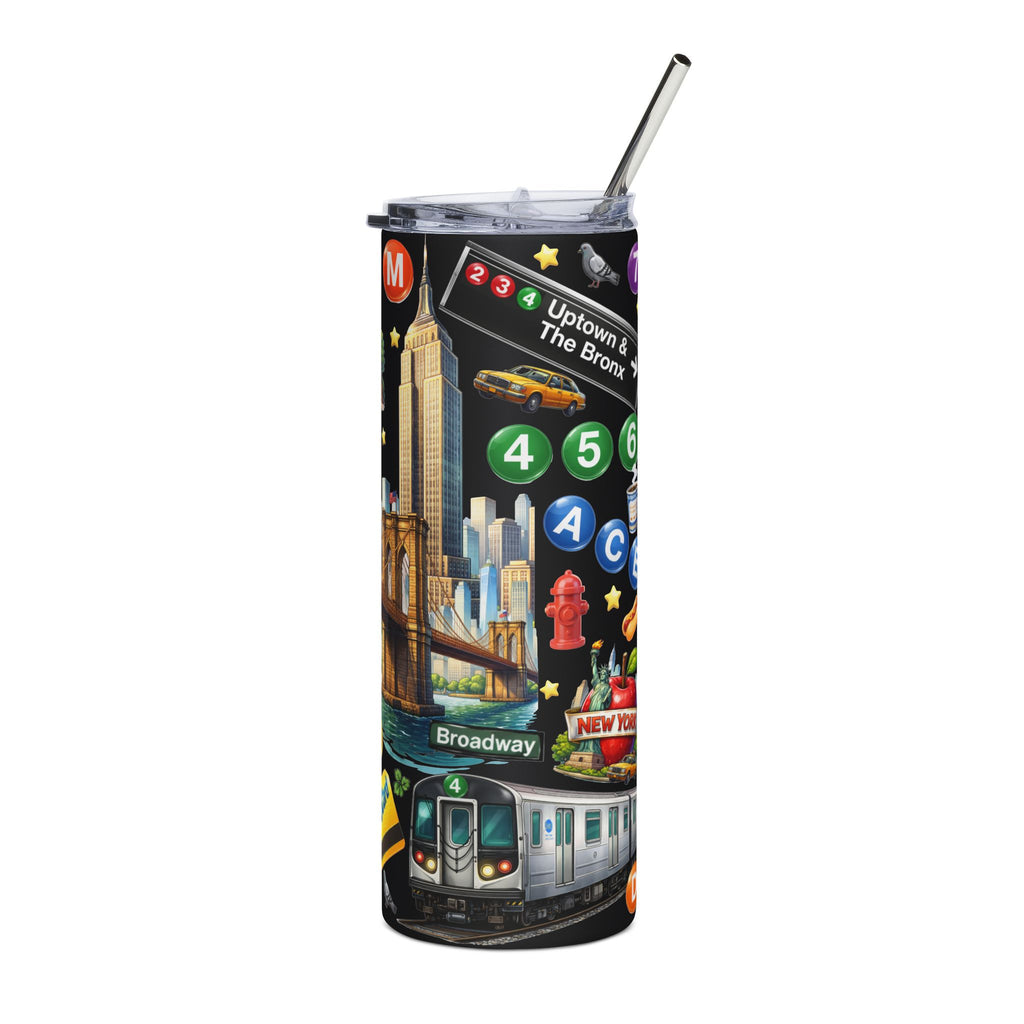 New York City Subway Icons Tumbler | 20oz Stainless Steel Travel Cup